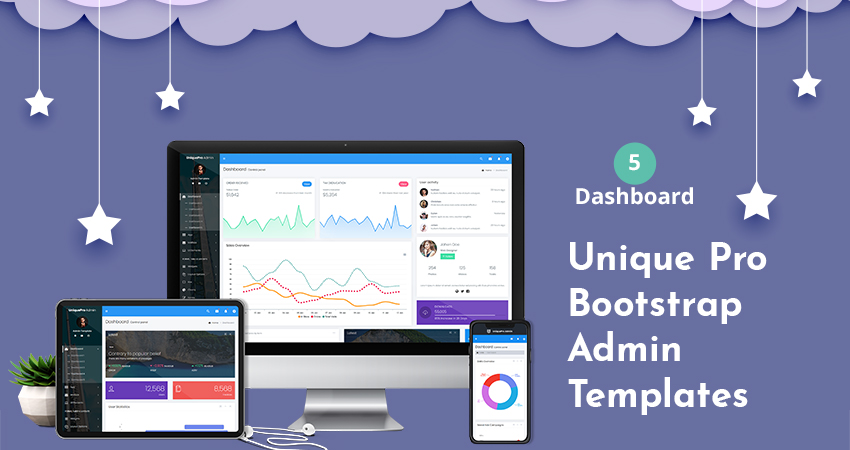 Bootstrap 4 Premium Admin Template Web Apps Dashboards – UniquePro