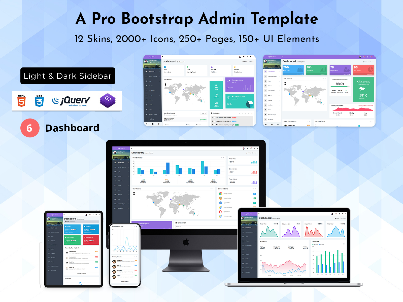 A Pro – Premium Bootstrap Admin Dashboard Template