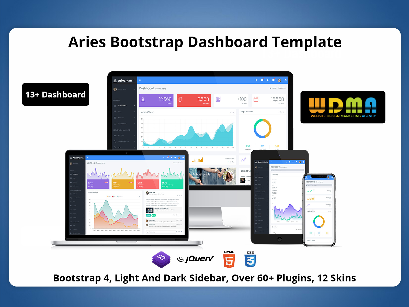 Enhance Your Web Development Journey With Bootstrap Admin Template: Aries