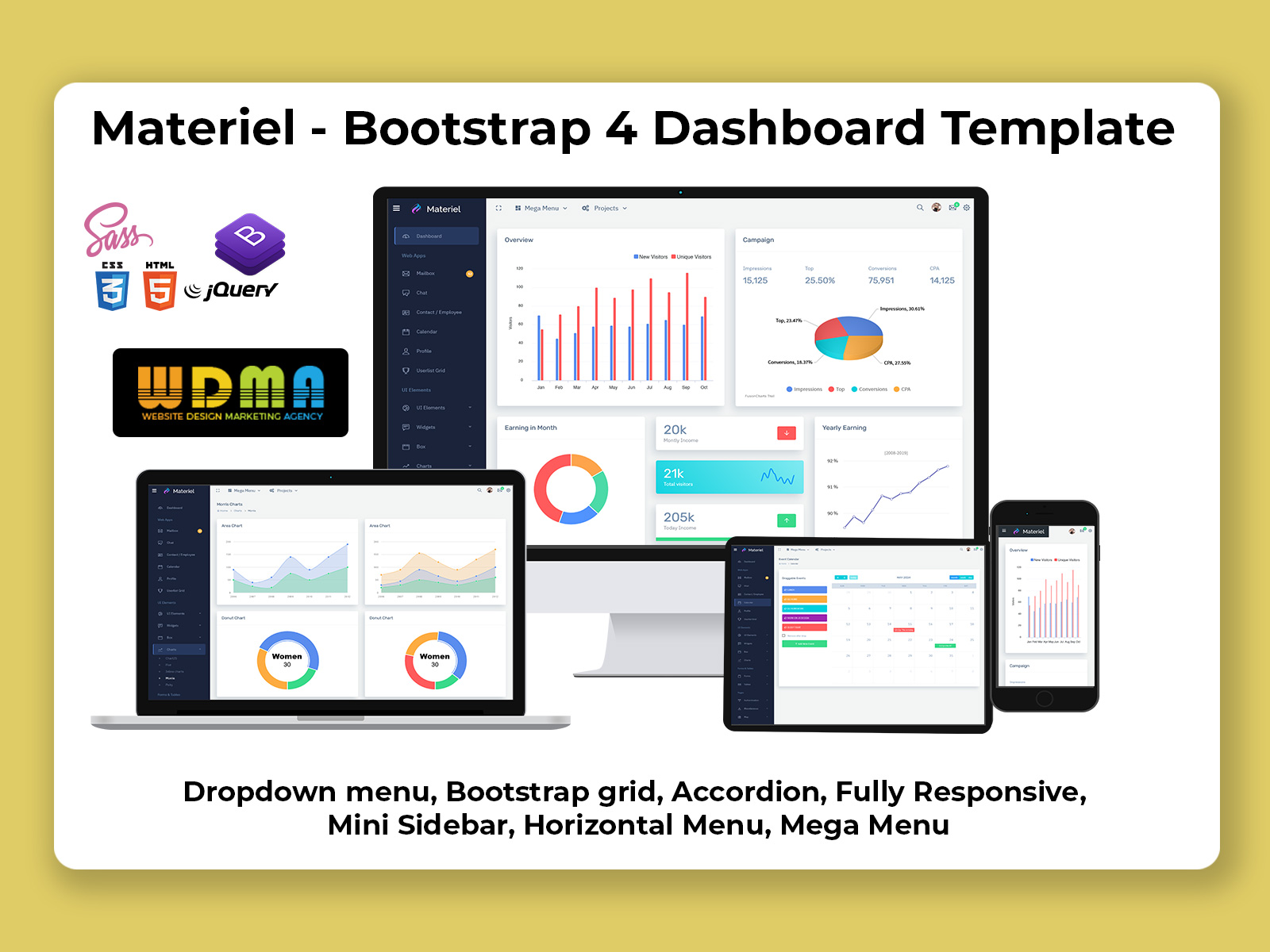 Maximize Your WebApps Potential: Materiel Bootstrap Admin Template