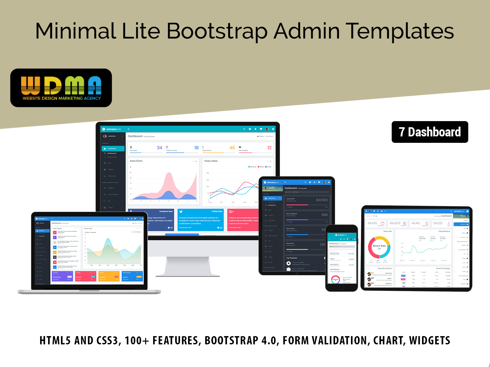 Discover Minimal Lite: Bootstrap Admin Template With Modern Design Concept