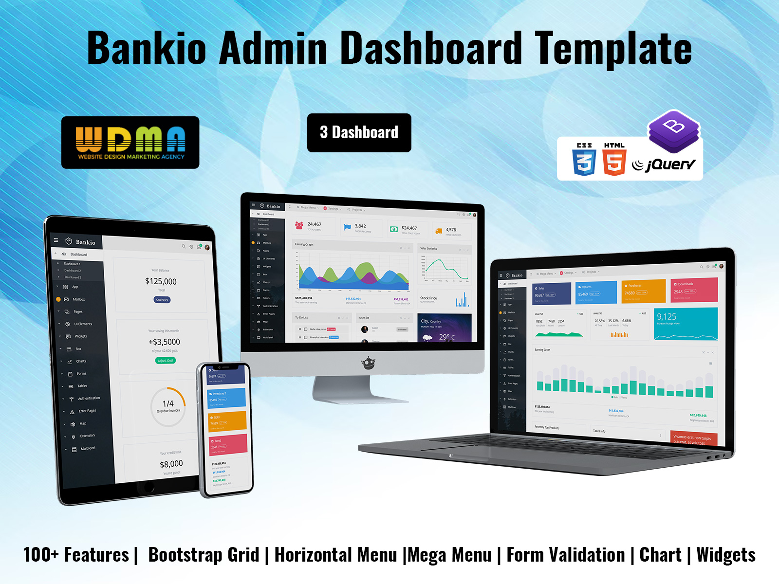 How Can Bankio Bootstrap Admin Template Help With Financial Management?